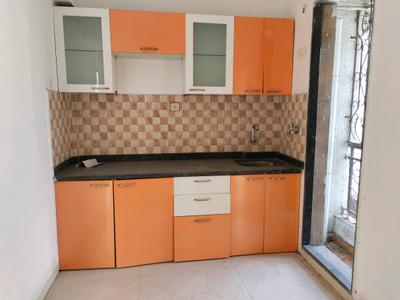 Kitchen Image of 690 Sq.ft 1 BHK Apartment / Flat for rent in Platinum Om Sai Shrushti, Ulwe Navi Mumbai for Rs. 18000