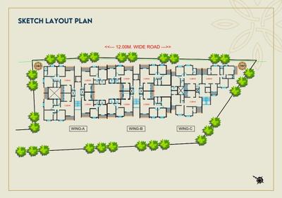 Image of 1000 Sq.ft 2 BHK Apartment / Flat for sale in G S Palaash Enlite, Ravet, Pune for Rs. 7700000