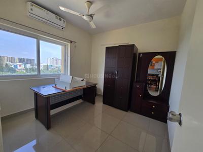 Bedroom Image of 1200 Sq.ft 2.5 BHK Apartment / Flat for rent in Mantri Webcity, Narayanapura Bengaluru for Rs. 50000