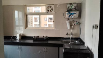 Kitchen Image of 320 Sq.ft 1 RK Apartment / Flat for rent in Nyati Elysia, Kharadi Pune for Rs. 24000