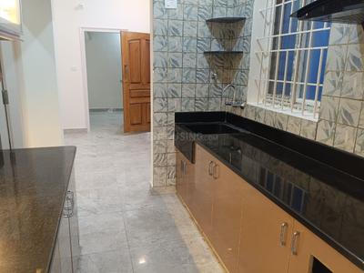 Kitchen Image of 1050 Sq.ft 2 BHK Builder Floor for rent in Murugeshpalya Bengaluru for Rs. 25000