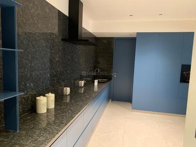 Kitchen Image of 2800 Sq.ft 4 BHK Apartment / Flat for sale in Kavisha The Canvas, South Bopal Ahmedabad for Rs. 16500000