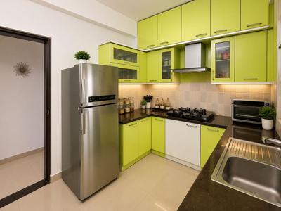 Kitchen Image of 1750 Sq.ft 3 BHK Apartment / Flat for sale in Olympia Opaline, Navalur Chennai for Rs. 14000000