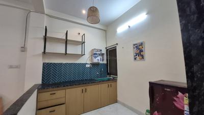 Kitchen Image of 400 Sq.ft 1 BHK Builder Floor for rent in Mahalakshmi Nagar Indore for Rs. 16500