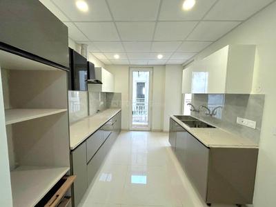 Kitchen Image of 1725 Sq.ft 3 BHK Apartment / Flat for sale in Motiaz Blue Ridge, Sanauli Zirakpur for Rs. 9890000