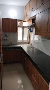 Kitchen Image of 1300 Sq.ft 3 BHK Apartment / Flat for rent in Jai Lakshmi Apartment, Patparganj New Delhi for Rs. 40000