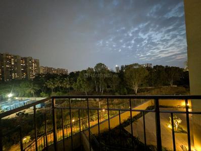 Balcony Image of 1109 Sq.ft 2 BHK Apartment / Flat for rent in Bhartiya Nikoo Homes 4, Tirumanahalli Bengaluru for Rs. 45000