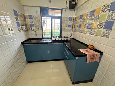 Kitchen Image of 490 Sq.ft 1 BHK Apartment / Flat for rent in Raunak Bliss, Kasarvadavali Thane for Rs. 18280