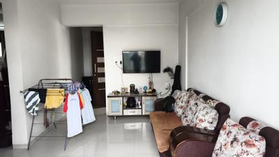 Living Room Image of 1090 Sq.ft 2 BHK Apartment / Flat for sale in Kwality Vrindavan Heights, Hadapsar Pune for Rs. 8700000