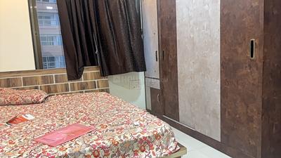 Bedroom Image of 1500 Sq.ft 3 BHK Apartment / Flat for rent in Govind Nagar Nashik for Rs. 28000
