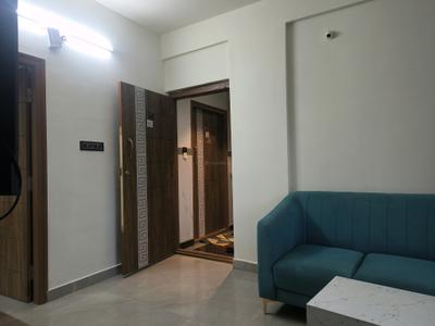 Living Room Image of 600 Sq.ft 1 BHK Apartment / Flat for rent in Whitefield Bengaluru for Rs. 27300