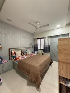 Bedroom Image of 1500 Sq.ft 4 BHK Apartment / Flat for rent in Cosmos Jewels, Thane West Thane for Rs. 100000