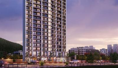 Image of 950 Sq.ft 2 BHK Apartment / Flat for sale in Puraniks Grand Central, Thane West, Thane for Rs. 9700000