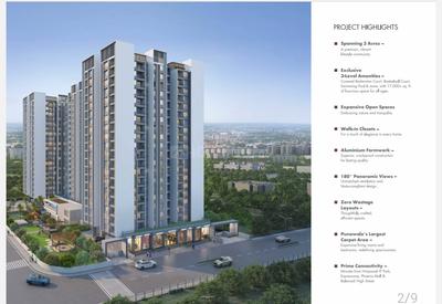 Image of 1162 Sq.ft 2 BHK Apartment / Flat for sale in Millennium Samriddhi, Punawale, Pune for Rs. 8700000