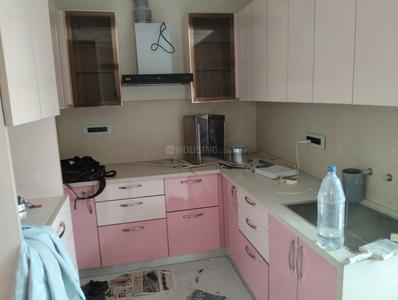 Kitchen Image of 750 Sq.ft 2 BHK Builder Floor for rent in Preet Vihar New Delhi for Rs. 20000