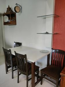 Dining Area Image of 625 Sq.ft 1 BHK Apartment / Flat for rent in matoshree park CooperativeSociety, Bhandup East Mumbai for Rs. 38000