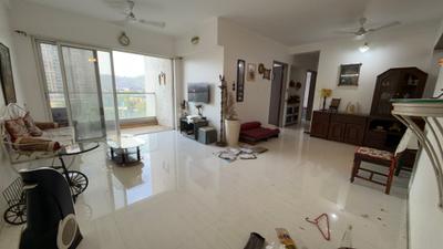 Living Room Image of 1180 Sq.ft 3 BHK Apartment / Flat for rent in Airoli Navi Mumbai for Rs. 78000
