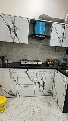 Kitchen Image of 700 Sq.ft 1 BHK Apartment / Flat for rent in Mahalakshmi Nagar Indore for Rs. 18010