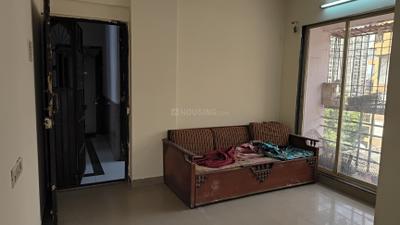 Living Room Image of 625 Sq.ft 1 BHK Apartment / Flat for rent in Ratna Enclave, Kalamboli Navi Mumbai for Rs. 18000