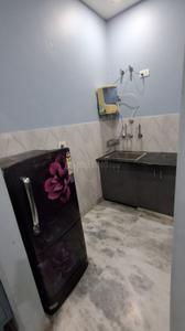 Kitchen Image of 651 Sq.ft 1 BHK Builder Floor for rent in Delta II Greater Noida for Rs. 17000