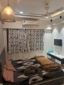 Bedroom Image of 1500 Sq.ft 3 BHK Apartment / Flat for rent in Shivshakti Royal Glory, Vaishno Devi Circle Ahmedabad for Rs. 37000