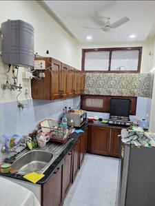 Kitchen Image of 1250 Sq.ft 2 BHK Builder Floor for sale in Hauz Khas New Delhi for Rs. 25500000