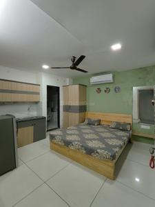 Bedroom Image of 350 Sq.ft 1 RK Studio for rent in Scheme No 114 Indore for Rs. 12999