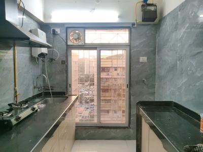 Kitchen Image of 450 Sq.ft 1 BHK Apartment / Flat for rent in Adityaraj Shanti Sadan, Vikhroli East Mumbai for Rs. 38000