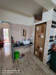 Kitchen Image of 1050 Sq.ft 2 BHK Builder Floor for rent in New Town Kolkata for Rs. 30000