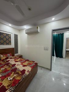 Bedroom Image of 500 Sq.ft 1 BHK Builder Floor for rent in Sector 57 Gurgaon for Rs. 25500