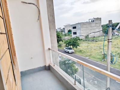 Balcony Image of 1302 Sq.ft 4 BHK Builder Floor for rent in GHP Eden Garden, Grand Sikar Road Jaipur for Rs. 16000