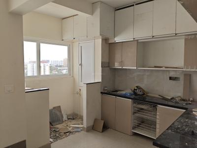 Kitchen Image of 1100 Sq.ft 2 BHK Apartment / Flat for rent in Mantri Webcity, Narayanapura Bengaluru for Rs. 38000