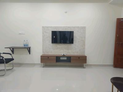 Living Room Image of 850 Sq.ft 1 BHK Apartment / Flat for rent in Gachibowli Hyderabad for Rs. 30000
