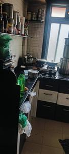 Kitchen Image of 500 Sq.ft 1 RK Apartment / Flat for rent in Bhandup West Mumbai for Rs. 20000