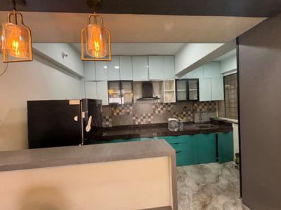 Kitchen Image of 1050 Sq.ft 2 BHK Apartment / Flat for rent in Majestique City, Wagholi Pune for Rs. 28000