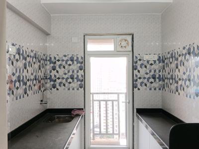 Kitchen Image of 580 Sq.ft 1 BHK Apartment / Flat for rent in Raunak Bliss Phase A A3, Kasarvadavali Thane for Rs. 25999