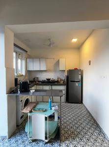 Kitchen Image of 970 Sq.ft 1.5 BHK Apartment / Flat for rent in Marna Siolim Goa for Rs. 65000