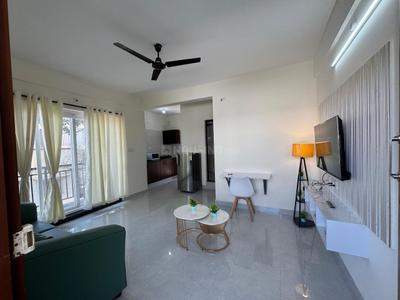 Hall Image of 650 Sq.ft 1 BHK Apartment / Flat for rent in Indira Nagar Bengaluru for Rs. 45000