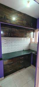 Kitchen Image of 655 Sq.ft 1 BHK Builder Floor for rent in New Tippasandra Bengaluru for Rs. 21000
