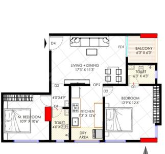 Image of 2197 Sq.ft 4 BHK Apartment / Flat for sale in Ashwamedh Pashupati, Kothrud, Pune for Rs. 32400000