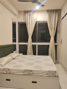 Bedroom Image of 1000 Sq.ft 2 BHK Apartment / Flat for sale in Aurum Q Residences, Ghansoli Navi Mumbai for Rs. 21000000