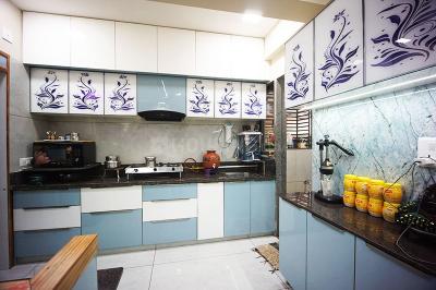 Kitchen Image of 1800 Sq.ft 3 BHK Apartment / Flat for sale in Seventh Bliss, Gota Ahmedabad for Rs. 13100000