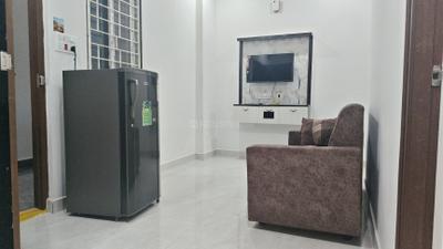Living Room Image of 680 Sq.ft 1 BHK Apartment / Flat for rent in Kondapur Hyderabad for Rs. 25500