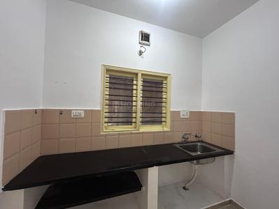Kitchen Image of 600 Sq.ft 1 BHK Independent House for rent in New Tippasandra Bengaluru for Rs. 20000
