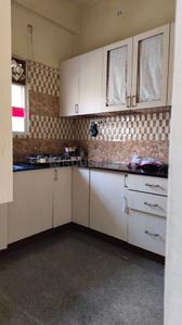 Kitchen Image of 600 Sq.ft 1 BHK Apartment / Flat for rent in Halasuru Bengaluru for Rs. 28000