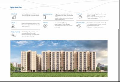 Image of 704 Sq.ft 2 BHK Apartment / Flat for sale in Shree Siddheshwar Hilltown, Sama Savli, Vadodara for Rs. 3900000