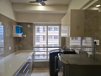 Kitchen Image of 650 Sq.ft 2 BHK Apartment / Flat for rent in Meru Codename BKC, Kurla West Mumbai for Rs. 160000