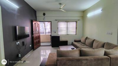 Hall Image of 1520 Sq.ft 3 BHK Apartment / Flat for rent in Lakvin Sankranti Residency, RR Nagar Bengaluru for Rs. 38000