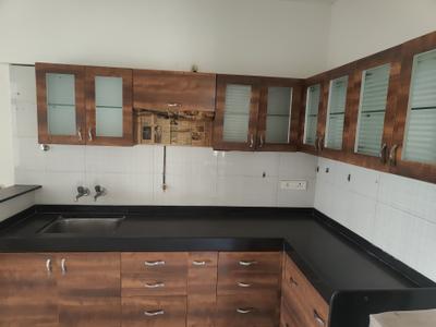 Kitchen Image of 1050 Sq.ft 2 BHK Apartment / Flat for rent in Nyati Elan, Wagholi Pune for Rs. 27000