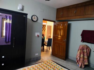 Bedroom Image of 1100 Sq.ft 3 BHK Builder Floor for rent in New Town Kolkata for Rs. 30000